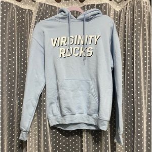 Virginity rocks hoodie